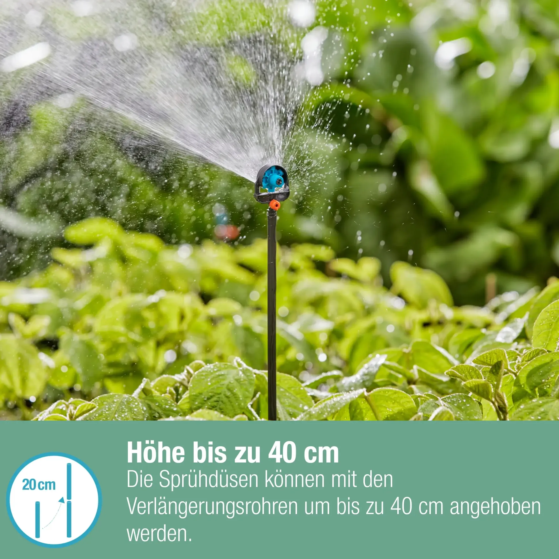 Gardena Verlängerungsrohr für Sprühdüsen
