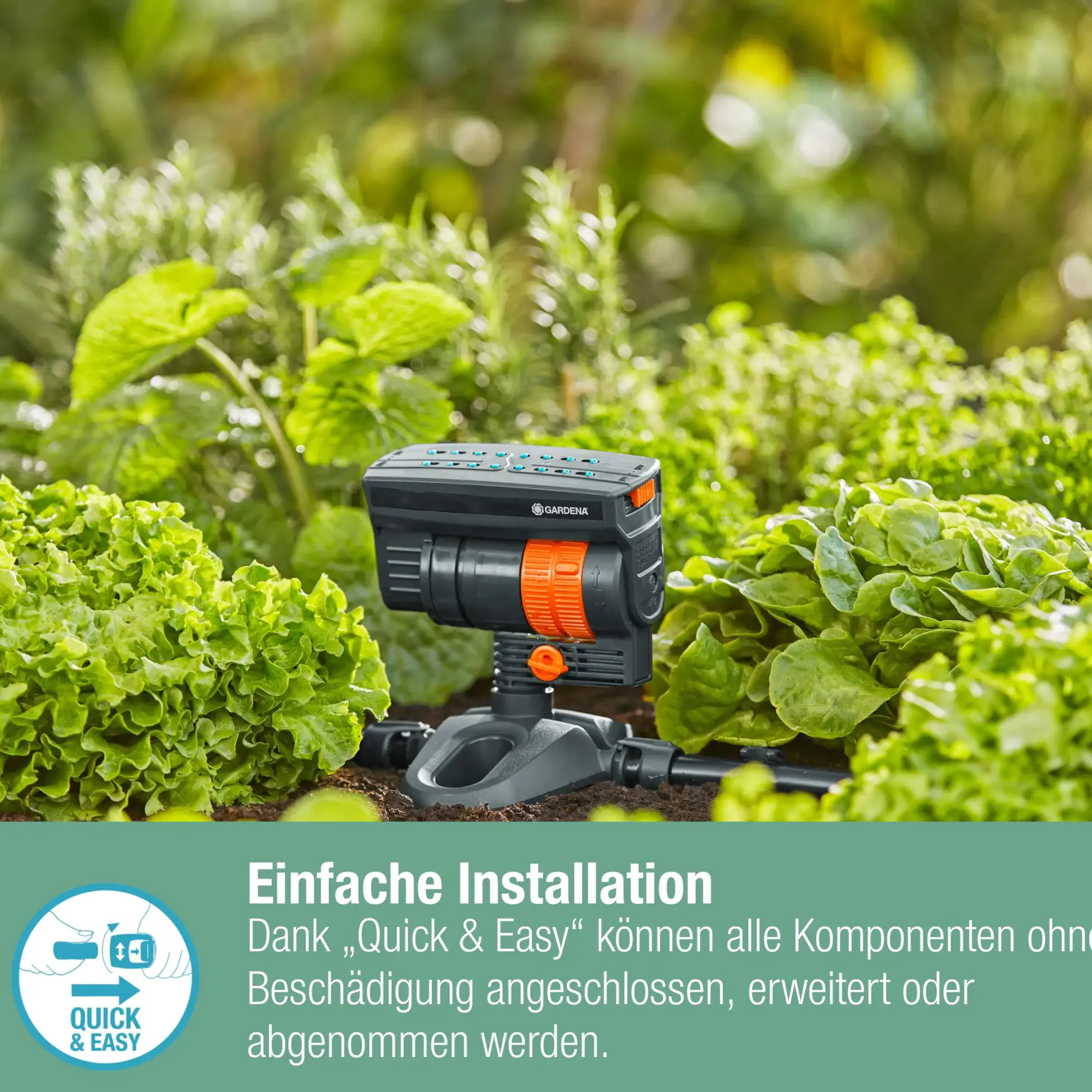 Gardena Viereckregner OS 90