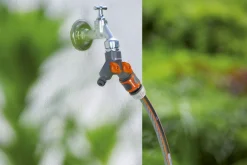 Gardena 2-Wege-Ventil für 1/2" Wasserhahn mit 3/4" Gewinde