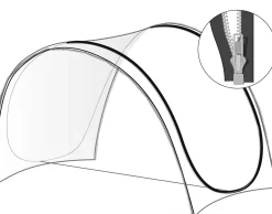Gardenguard Verlängerung für Frühbeettunnel 110 cm