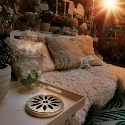Gardigo Citronella-Räucher Set Räucherspirale mit Räucherschale