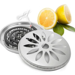 Gardigo Citronella-Räucher Set Räucherspirale mit Räucherschale