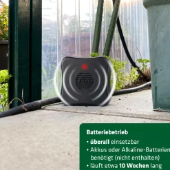 Gardigo Mäusefeindmobil batteriebetriebener Ultraschall-Mäuseschreck