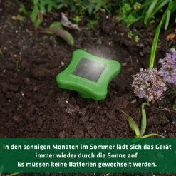 Gardigo Solar Maulwurfabwehr Alu 1 Stück
