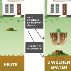 Gardigo Solar Maulwurfabwehr Alu 1 Stück