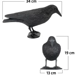 Gardigo Vogelabwehr Krähe schwarz