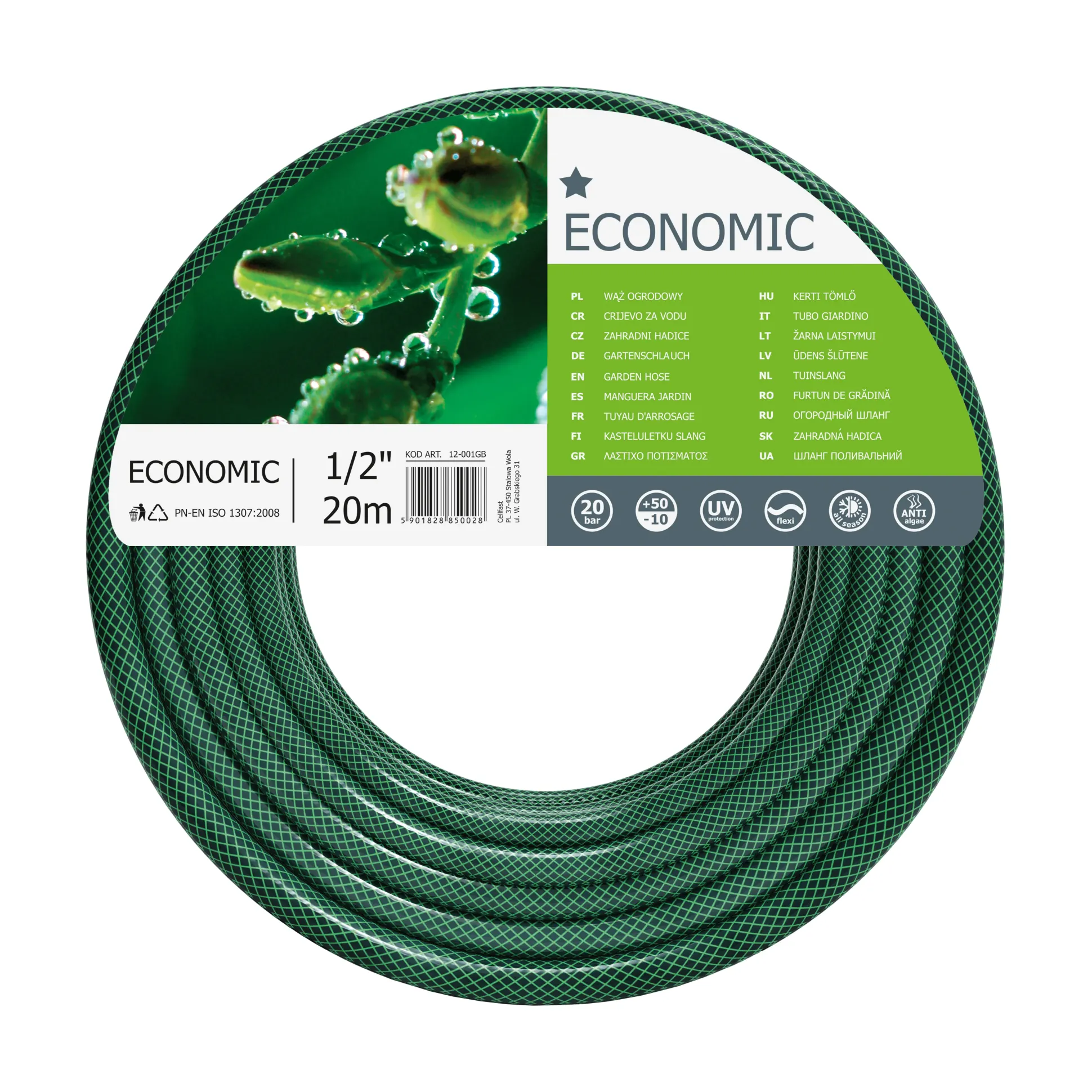 Gartenschlauch Economic 20 m 13 mm (1/2")