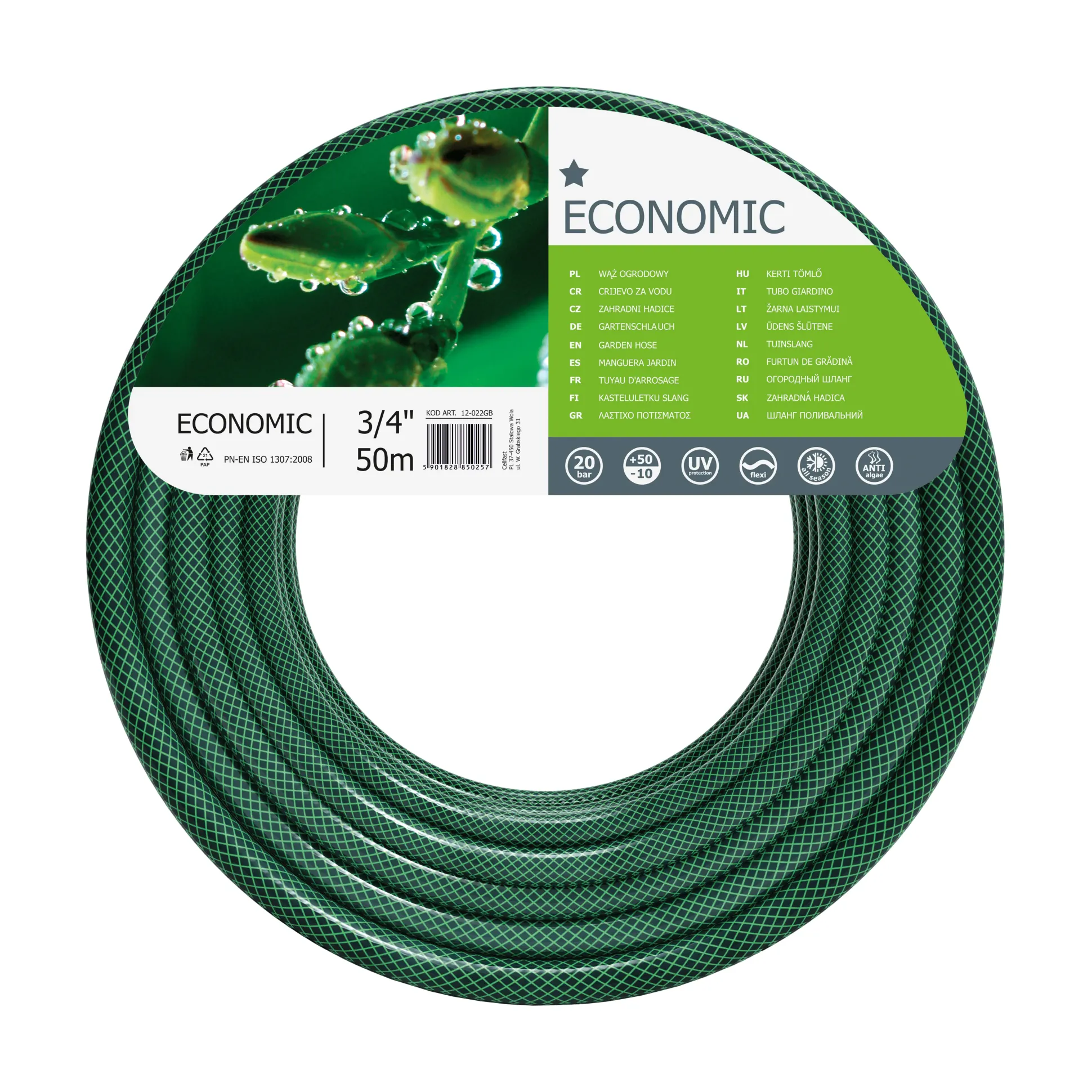 Gartenschlauch Economic 50 m 19 mm (3/4")