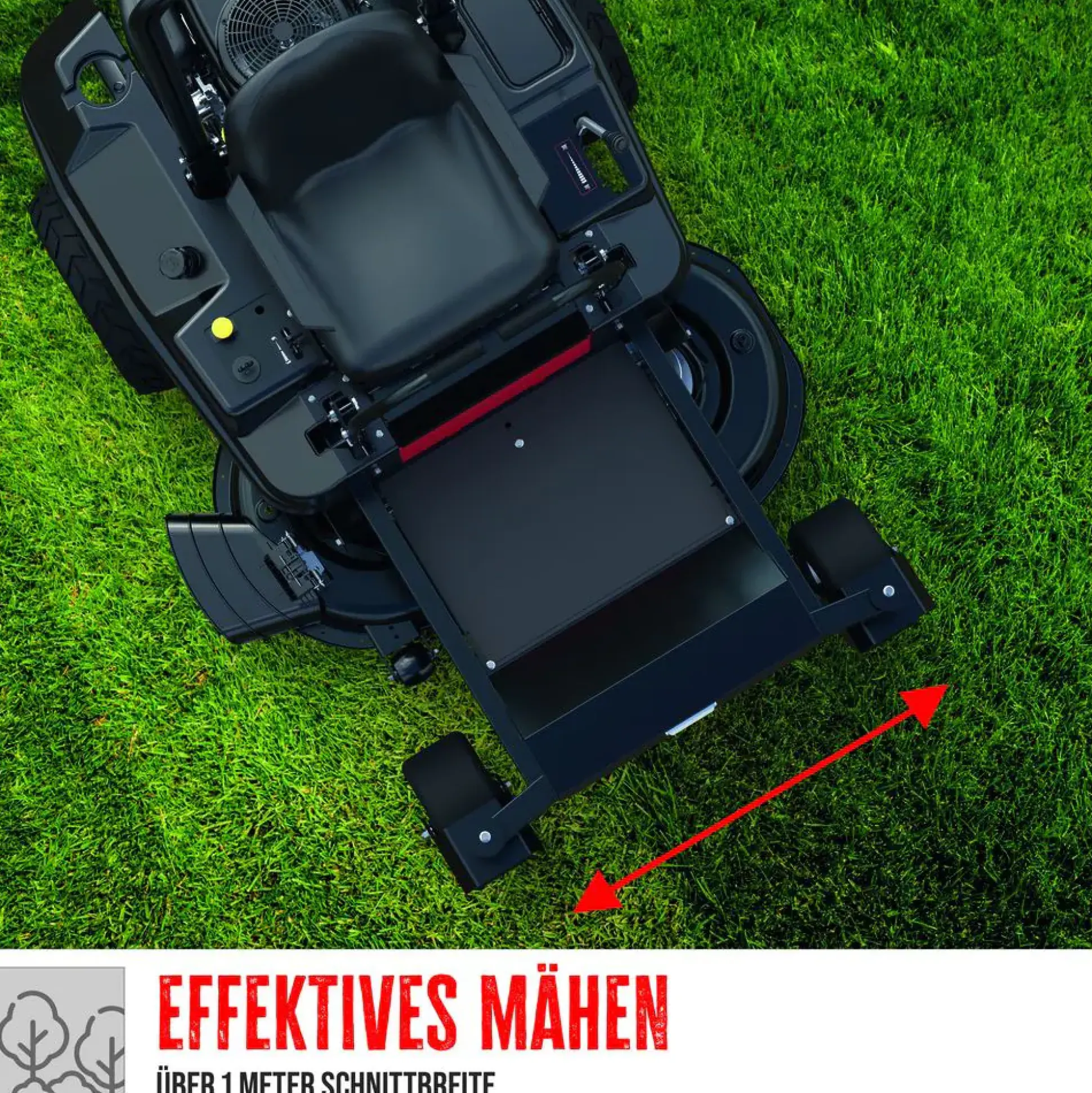 Güde Aufsitzrasenmäher Zero Turn GZT 1070