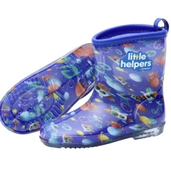 Gebol Gummistiefel Little Helpers Weltall blau
