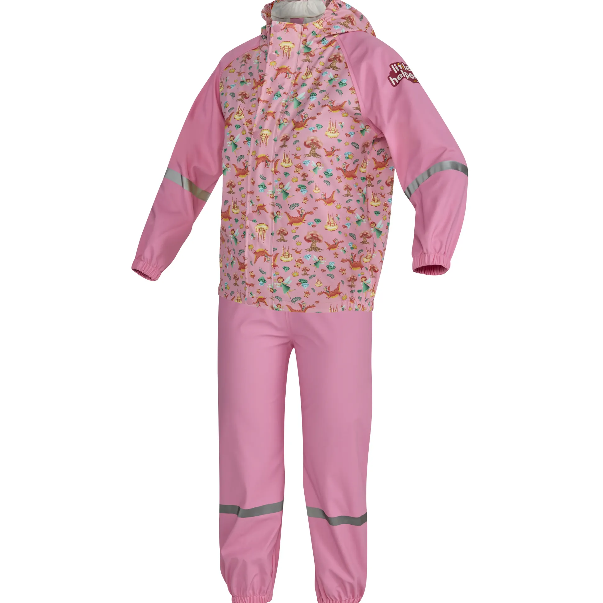 Gebol Regenhose Little Helpers Märchenwald pink