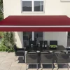 Gelenkarm-Markise Berlin bordeaux rot Breite 300 cm, Ausfall 200 cm