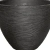 Geli Pflanztopf mit Rillen Ø 40 x 31 cm anthrazit