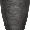 Geli Pflanztopf mit Rillen Ø 40 x 60 cm anthrazit