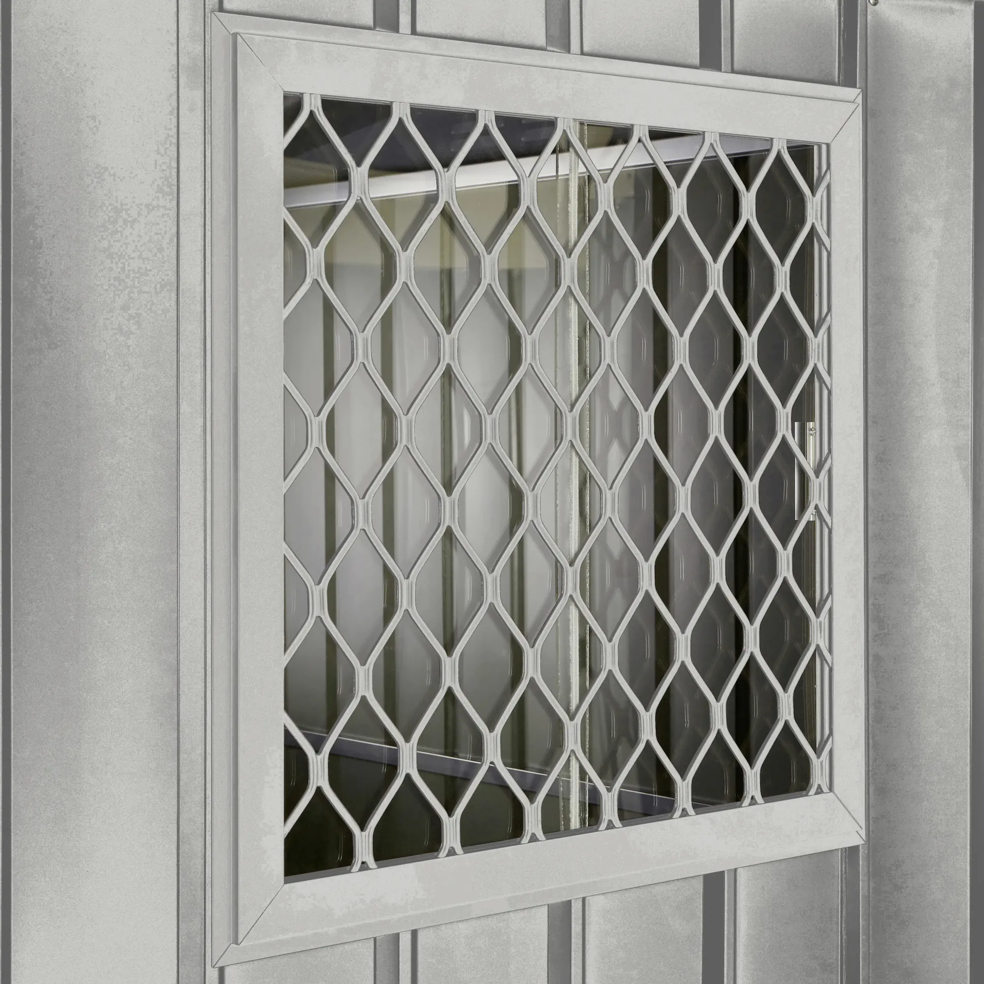 Globel Fenster-Set 1 62 x 62 cm silber-metallic