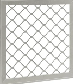 Globel Fenster-Set 1 62 x 62 cm silber-metallic