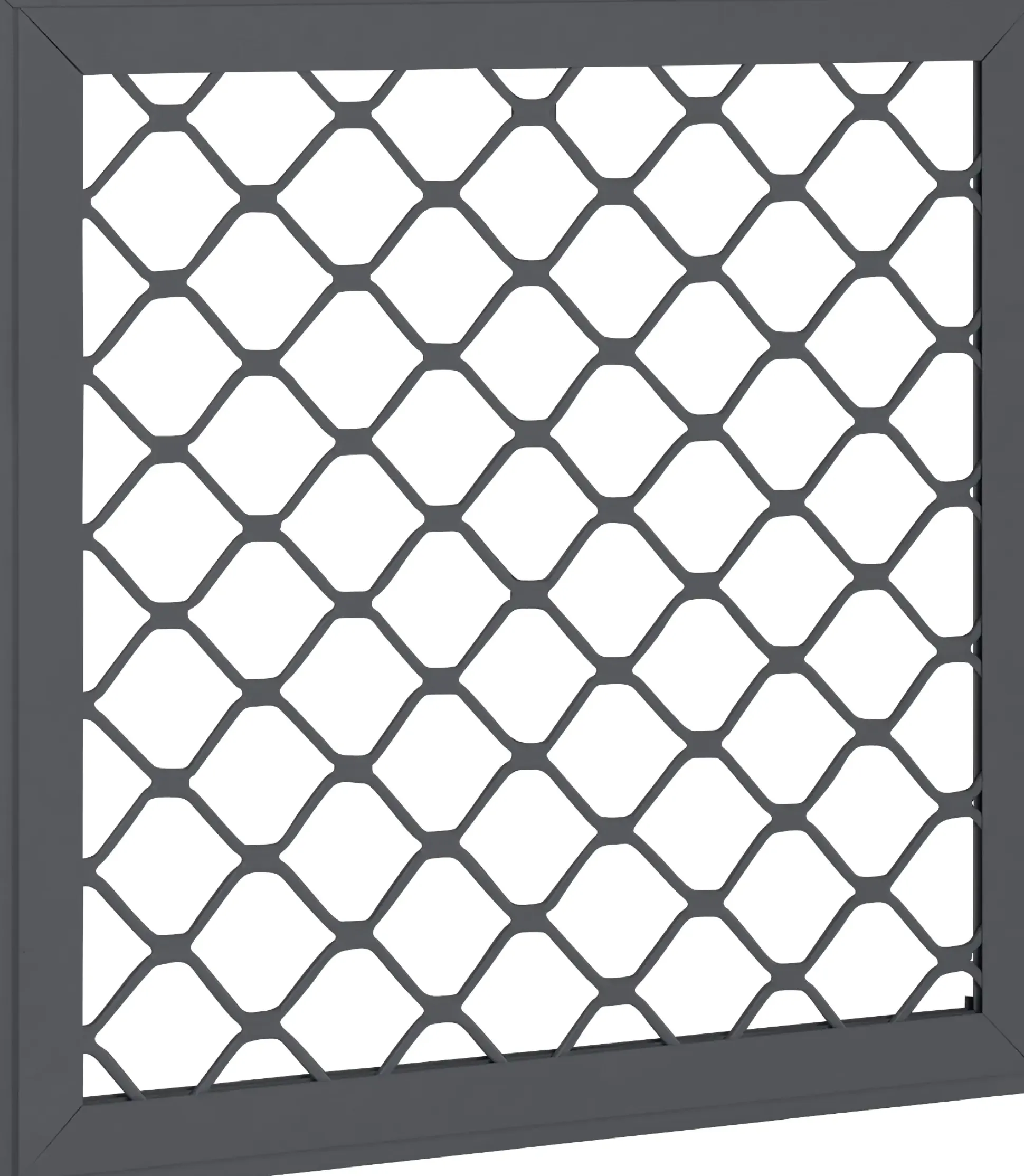 Globel Fenster-Set 1 62 x 62 cm anthrazit