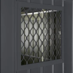 Globel Fenster-Set 1 62 x 62 cm anthrazit
