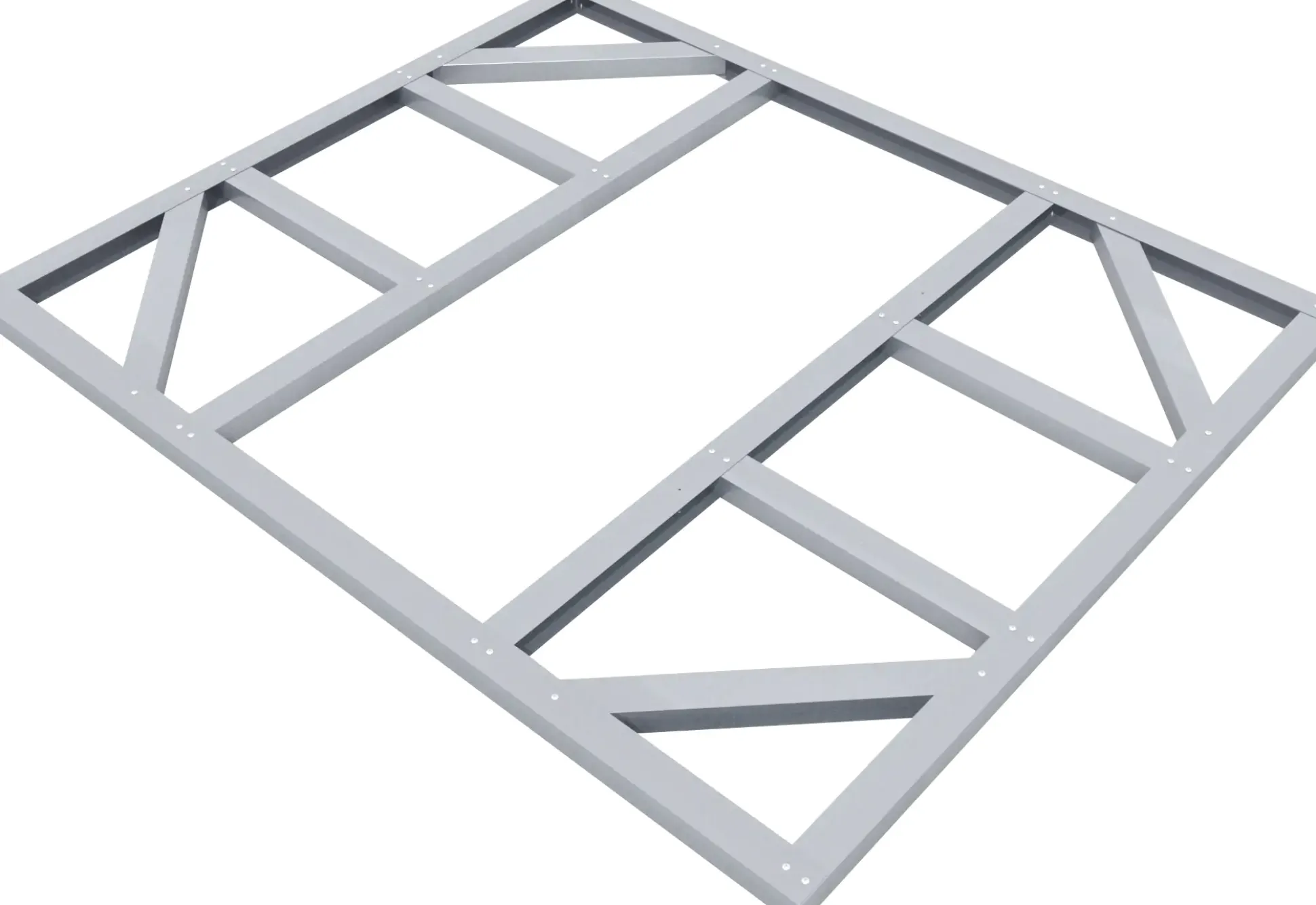 Globel Fundamentbodenrahmen 6 x 5 zu Gerätehaus Dream 65 und Lean To 56
