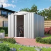 Globel Metallerätehaus Dream 88 245 x 247 x 198 cm silber-metallic