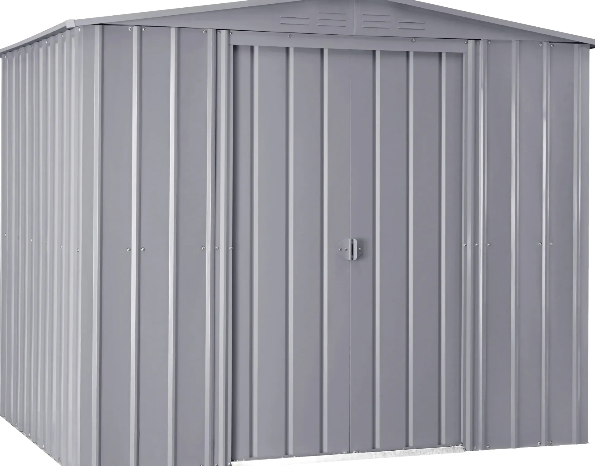 Globel Metallerätehaus Dream 88 245 x 247 x 198 cm silber-metallic
