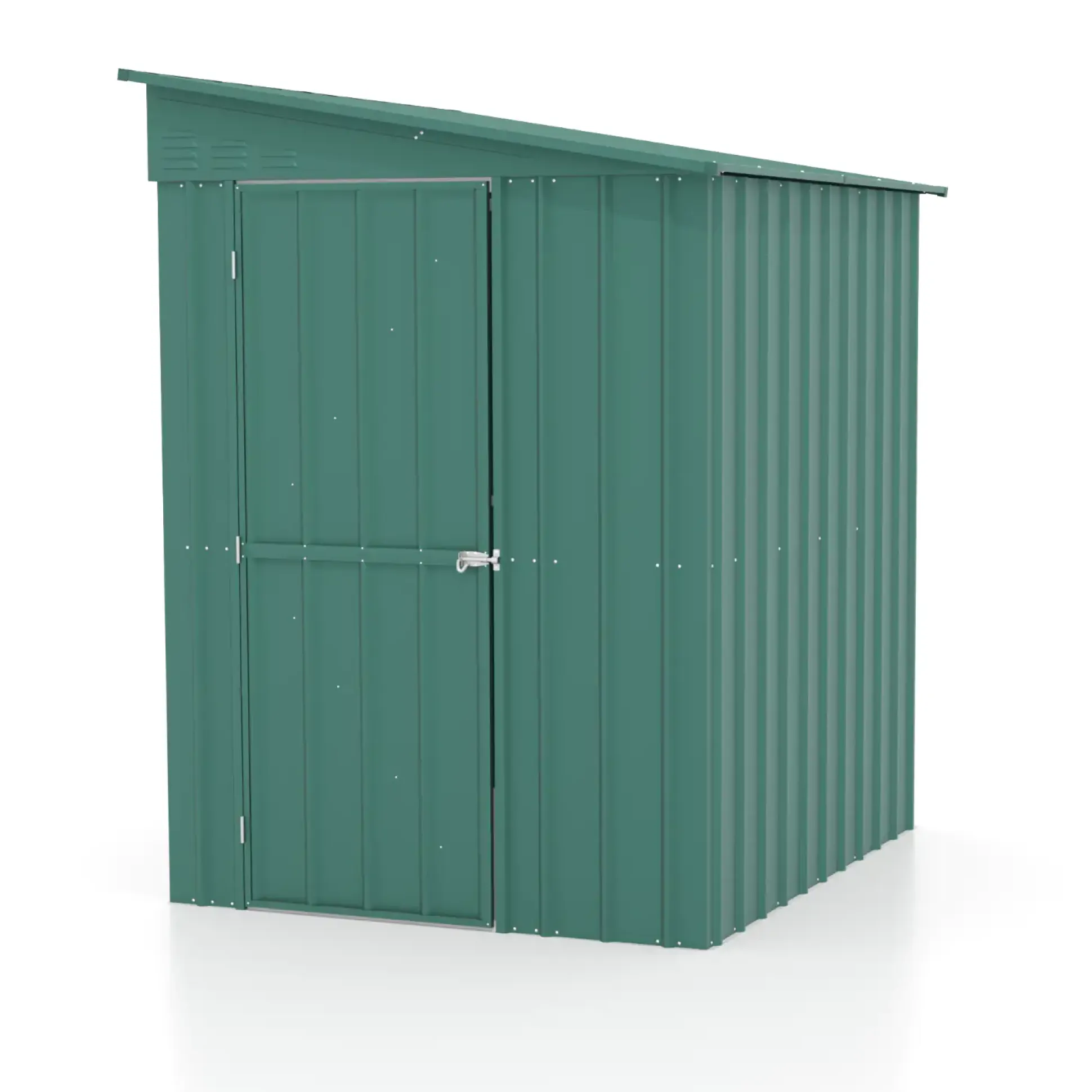 Globel Metallgerätehaus Lean-To 56 155 x 180 x 203 cm jade