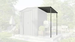 Globel Schleppdach für Gerätehaus Dream 65 anthrazit