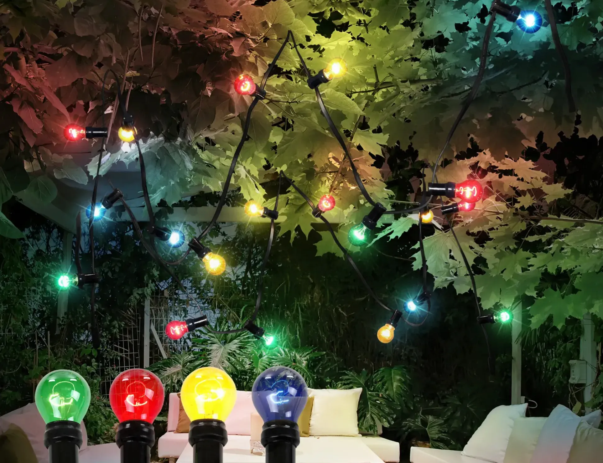Globo Party-Lichterkette Nirvana 10 LED bunt