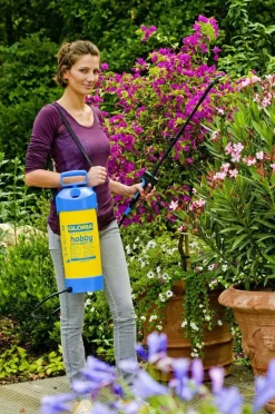 Gloria Drucksprüher Hobby exclusivmit Teleskop-Sprührohr und Manometer 5 L