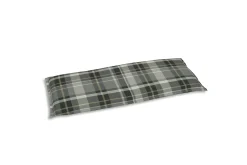 Go-De Bankauflage 115 x 48 x 6 cm grau-kariert
