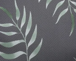 GO-DE Gartenstuhlauflagen mittellehner 108 x 50 x 7 cm Gräser-Motiv anthrazit