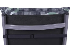 GO-DE Gartenstuhlauflagen mittellehner 108 x 50 x 7 cm Gräser-Motiv anthrazit