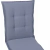 GO-DE Gartenstuhlauflagen mittellehner 108 x 50 x 7 cm blau