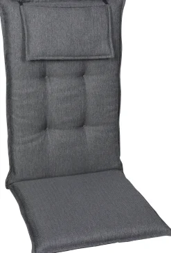 GO-DE Hochlehner-Auflage 120 cm x 50 cm x 7 cm, grau, anthrazit