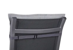 GO-DE Hochlehner-Auflage 120 cm x 50 cm x 7 cm, grau