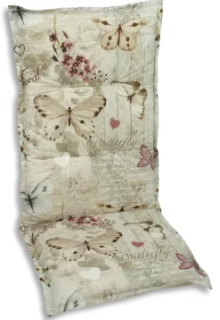 GO-DE Mittellehner-Auflage 108 x 50 x 6 cm beige