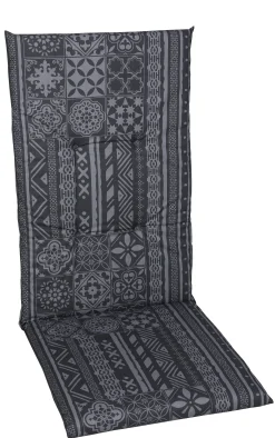 GO-DE Mittellehner-Auflage 108 cm x 48 cm x 5 cm, grau, anthrazit