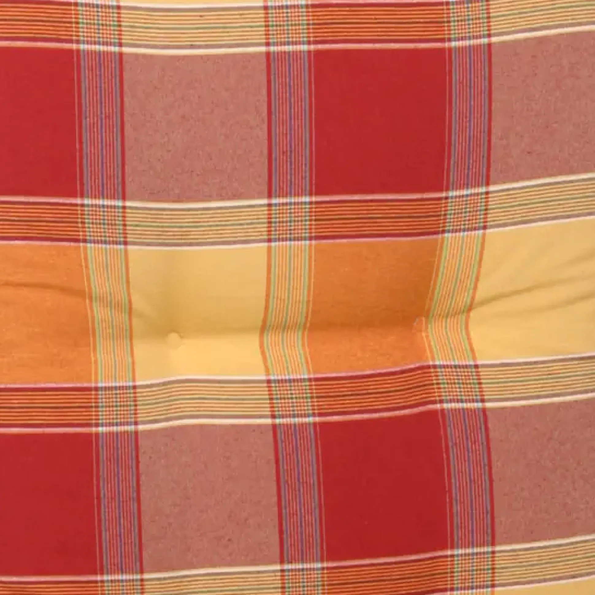 GO-DE Mittellehner-Auflage 108 x 50 x 7 cm rot
