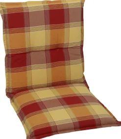 GO-DE Mittellehner-Auflage 108 x 50 x 7 cm rot