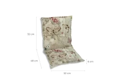 GO-DE Niederlehner-Auflage 100 cm x 50 cm x 6 cm, beige