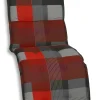 GO-DE Relax-Auflage 170 x 50 x 7 cm, rot kariert