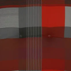 GO-DE Relax-Auflage 170 x 50 x 7 cm, rot kariert