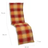 GO-DE Relax-Auflage Classic 170 x 50 x 7 cm, rot kariert