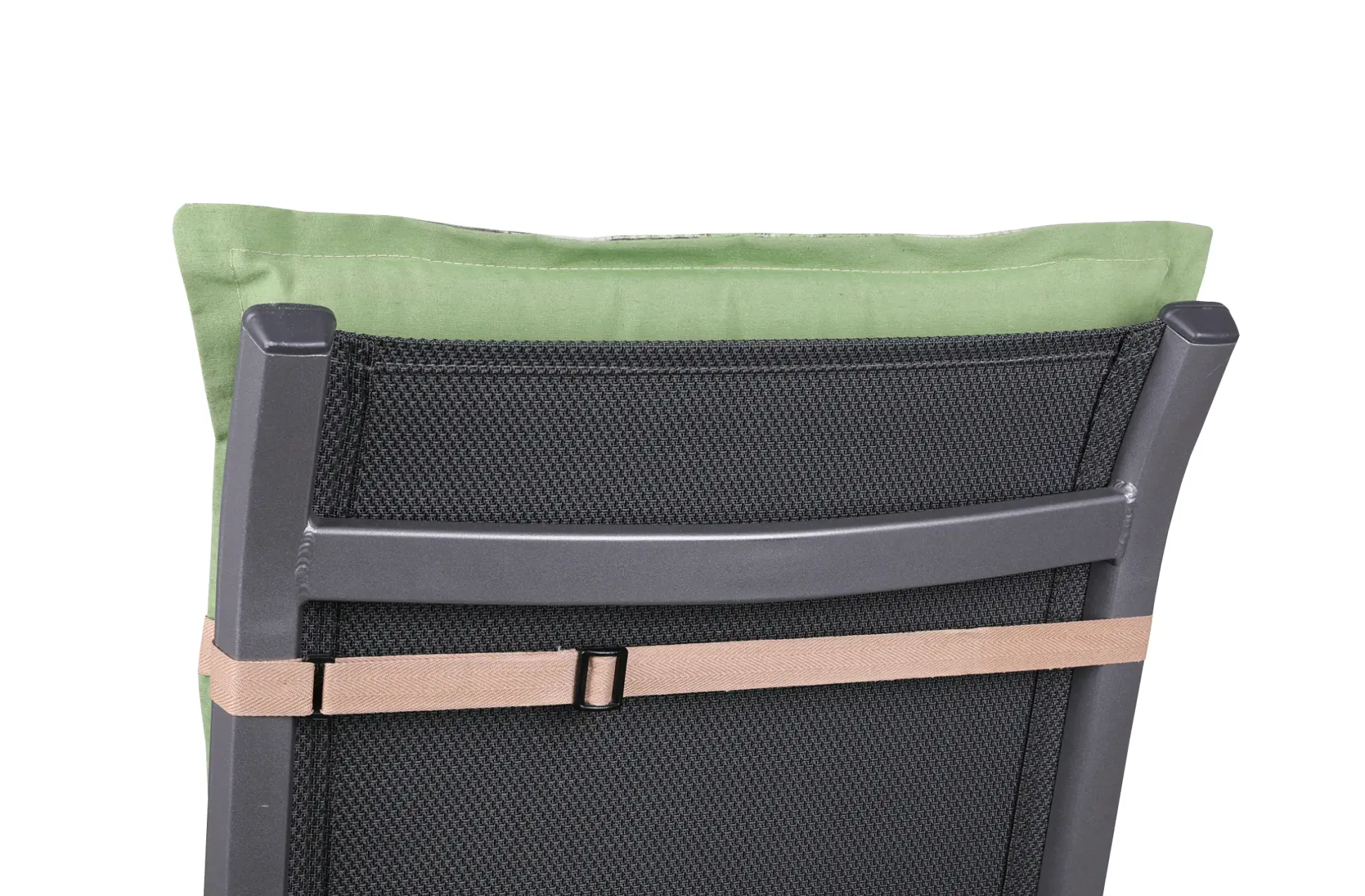 Go-De Rollliegen-Auflage grün beige gemustert, 190 x 60 x 8 cm