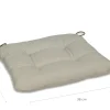 GO-DE Sitzkissen Carina 38 cm x 38 cm x 5 cm, beige