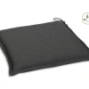 GO-DE Sitzkissen Dora 45 cm x 47 cm x 5 cm, grau, anthrazit