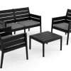 Grandsoleil Gartenmöbel-Set Panka anthrazit