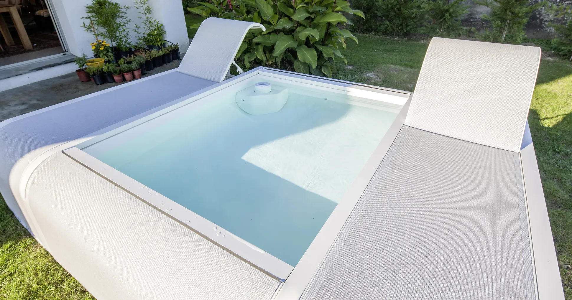 Gre Pool Mariposa weiß 282 x 219 x 60 cm