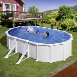 Gre Stahlwandpool Atlantis oval 500 x 300 x 132 cm, weiß