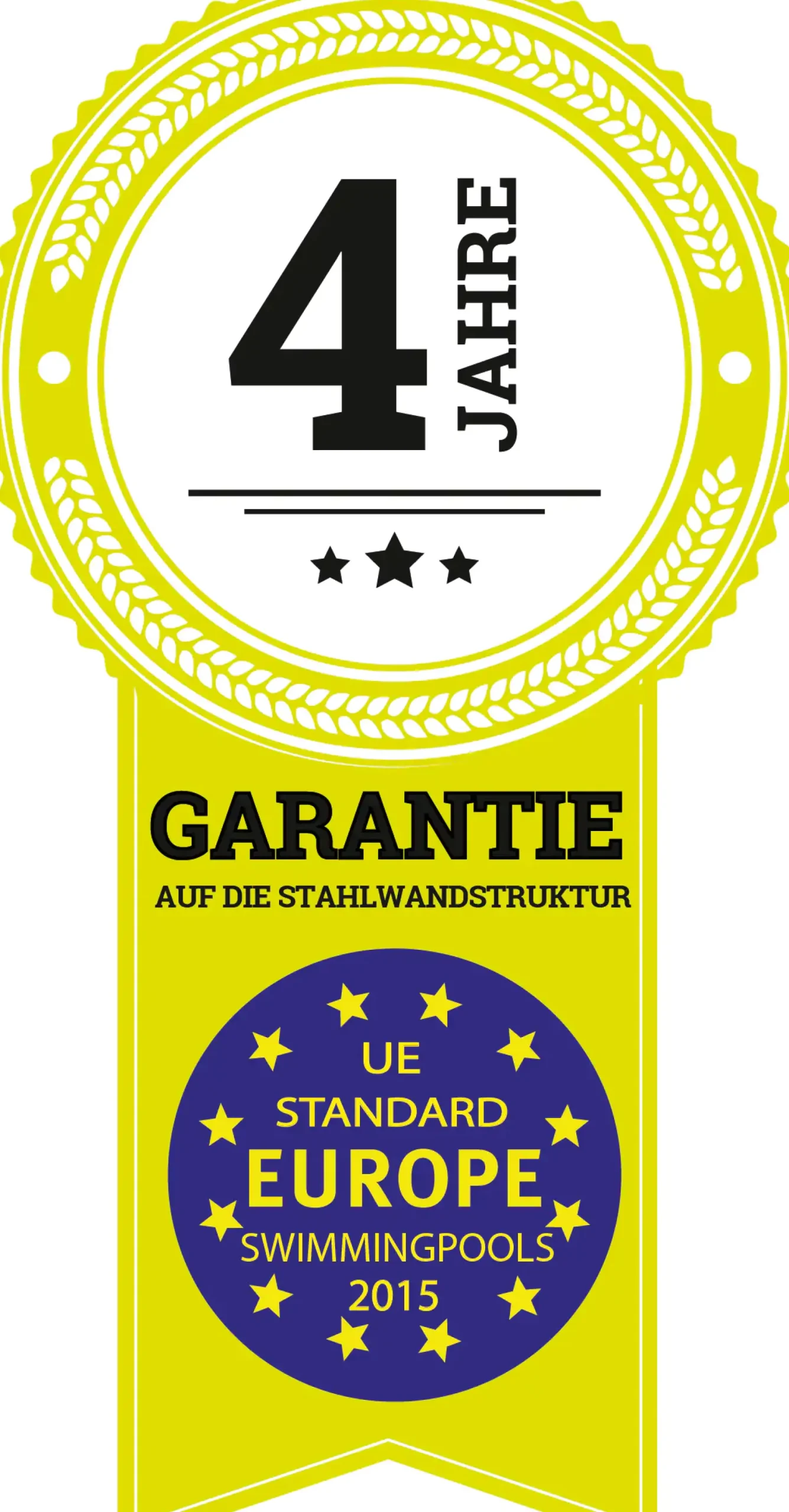 Gre Stahlwandpool Atlantis rund Ø 460 x 132 cm, weiß